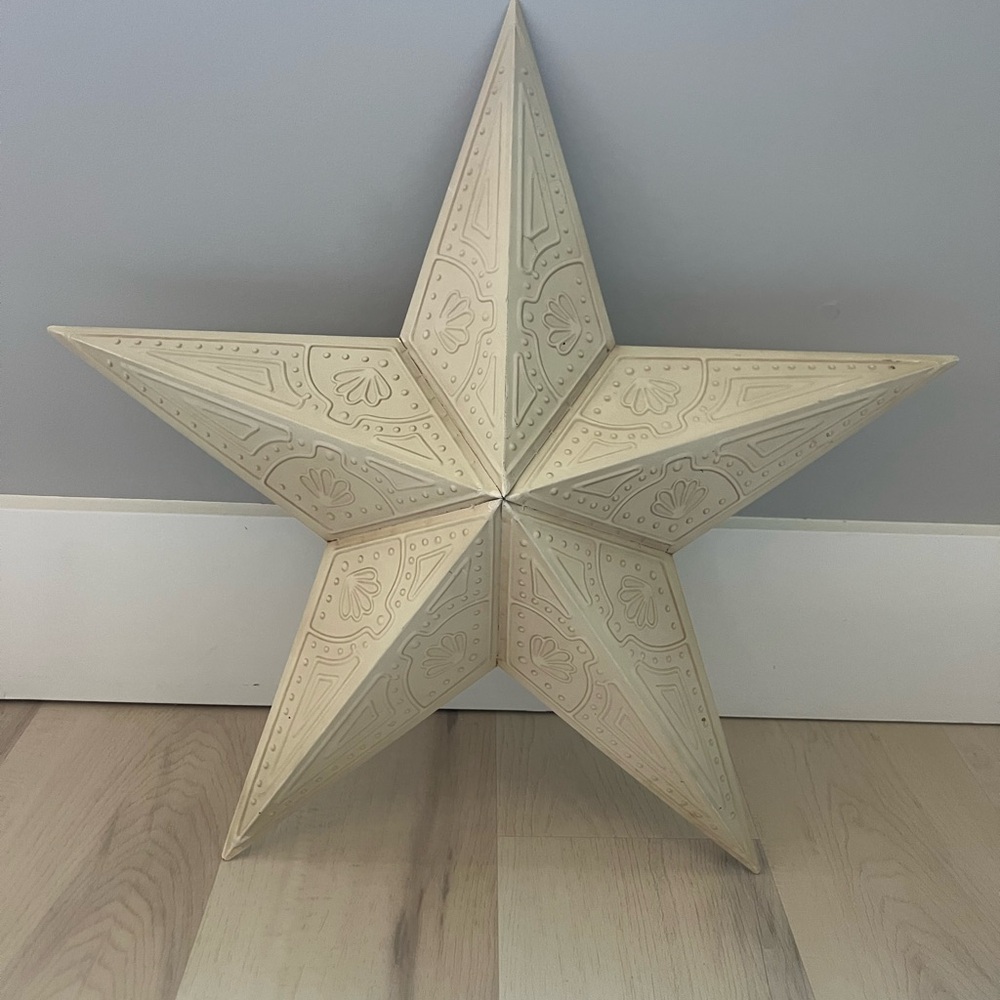 Decorative Cream Star Wall Art